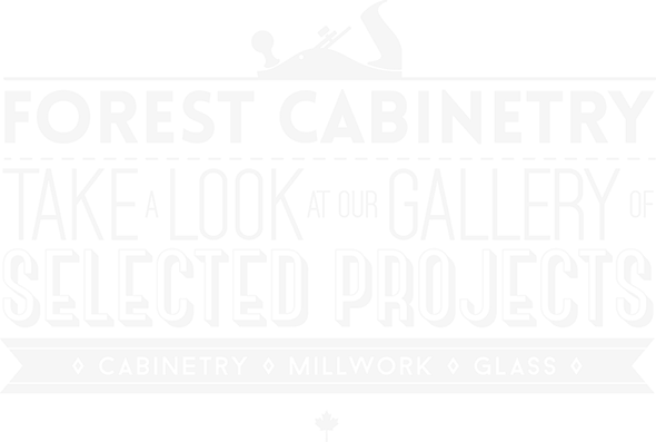 Forest cabinetry: take a look at our gallery of selected projects.